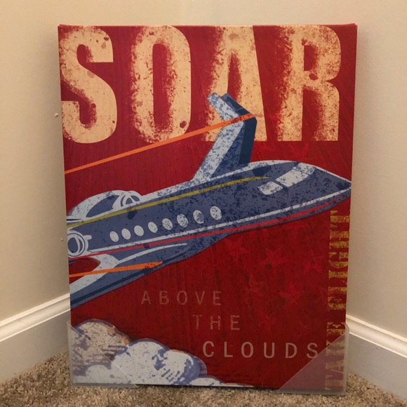 SOAR ABOVE THE CLOUDS Stretched Canvas Art Print - Picture 1 of 4